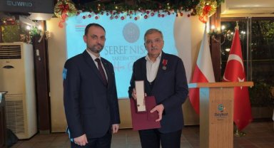 Başkan Murat Aydın’a Polonya “Bene Merito” Şeref Nişanı
