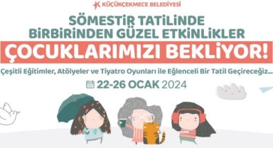Çocuklar Yarıyıl Tatilini Dolu Dolu Geçirecek