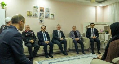 Vali Gül, Kaymakam Şenel ve Başkan Aydıner’den Şehit Ailesine Ziyaret