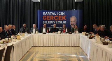 AK Parti Kartal Belediye Başkan Adayı Mimar Hüseyin Karakaya Muhtarlarla Buluştu