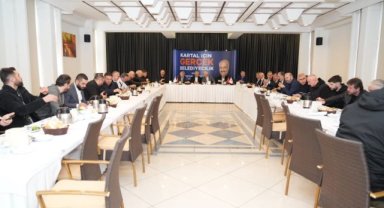 CUMHUR İTTİFAKI KARTAL BELEDİYE BAŞKAN ADAYI KARAKAYA SPOR KULÜPLERİNİ KAHVALTIDA AĞIRLADI