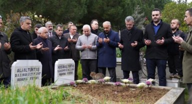 MERHUM BAŞKAN HASAN ALTUNTAŞ VEFATININ 9. YILINDA KABRİ BAŞINDA ANILDI