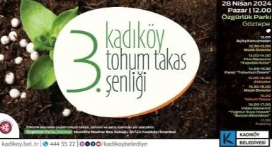 3. Kadıköy Tohum Takas Şenliği, 28 Nisan’da Özgürlük Parkı’nda