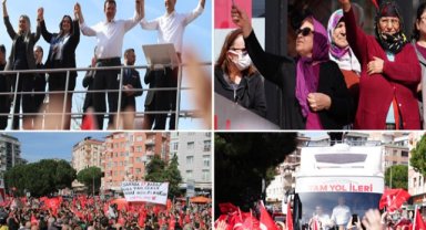 EKREM İMAMOĞLU VE GÖKHAN YÜKSEL’E KARTAL’DA SEVGİ SELİ