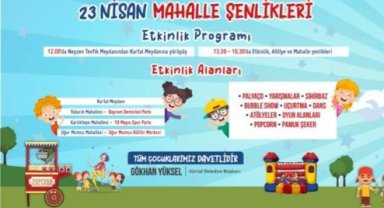 Kartallı Çocuklar 23 Nisan’ı Mahalle Şenlikleriyle Kutlayacak