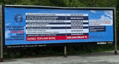 ŞİLE BELEDİYESİ’NİN GÜNCEL BORCU 925 MİLYON TL
