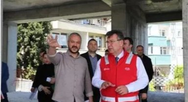 BAŞKAN AKSU, POLİGON SPOR TESİSİ İNŞAATINI İNCELEDİ