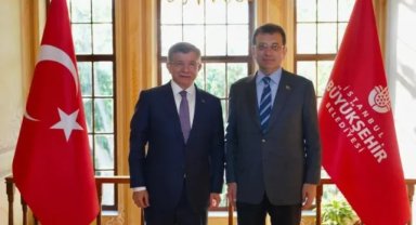 DAVUTOĞLU’NDAN İMAMOĞLU’NA TEBRİK ZİYARETİ