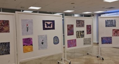 ‘Her Dem’ ebru sergisi açıldı
