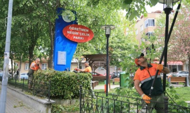 PARKLARDA BAHAR TEMİZLİĞİ VE BAKIM ÇALIŞMASI