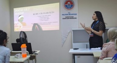 Maltepeli kadınlar doğal ürünlerle cilt bakımını öğreniyor