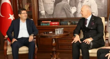 ABHAZYA TÜRKİYE TEMSİLCİSİ AVİDZBA, BAŞKAN ÇERKEZ’İ ZİYARET ETTİ