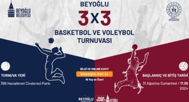 3×3 Sokak Basketbolu ve Voleybol Turnuvası Heyecanı Cinderesi Parkı’nda!