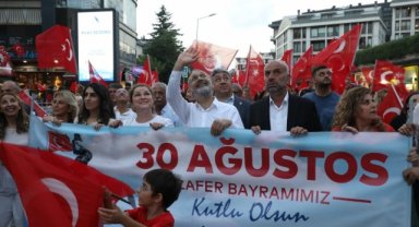 30 Ağustos coşkusu Eyüpsultan’ı sardı