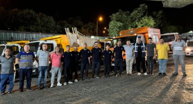 BEŞİKTAŞ BELEDİYESİ İZMİR’DEKİ ORMAN YANGININA DESTEK İÇİN GECE YOLA ÇIKTI