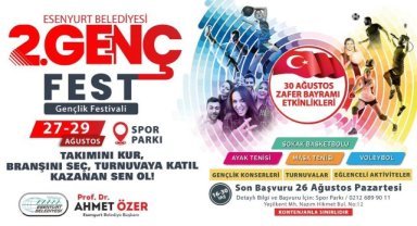 Esenyurt’ta Gençlik Festivali Başlıyor