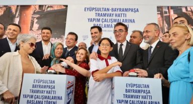 Eyüpsultan-Bayrampaşa Tramvay Hattı’nın yapımı başladı