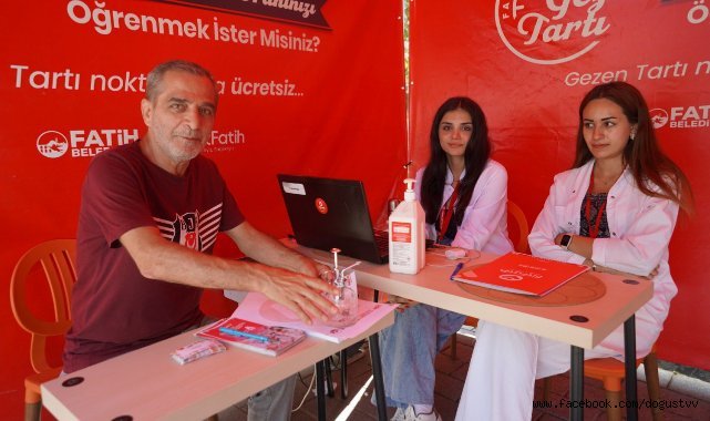 FitFatih'in Gezen Tartı Projesi, Karagümrük Kütüphanesi'nin Bahçesinde Sağlıklı Yaşamı Teşvik Ediyor