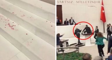 TBMM'de utandıran görüntüler! Darp edilen milletvekillerinin kanı zemine yayıldı