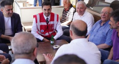 Tuzla Belediye Başkanı Eren Ali Bingöl, güne İçmeler Mahallesi'nde başladı