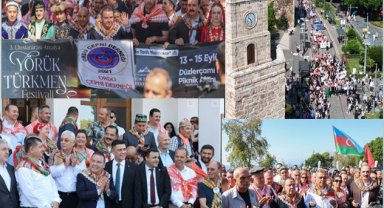3. Uluslararası Antalya Yörük Türkmen Festivali Yörük Göçüyle başladı,Antalya caddeleri Yörük göçüyle şenlendi