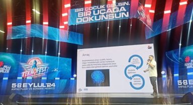Enderunlu Harun, TEKNOFEST’te “İklim Değişikliği” Sunumu Yaptı