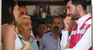 Eren Ali Bingöl Cami Mahallesi’nde esnaf ve vatandaşları ziyaret etti