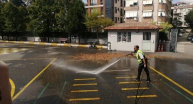 Maltepe’nin okulları temizleniyor