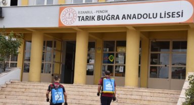 Okullarda Dezenfeksiyon ve Temizlik Çalışması Başladı