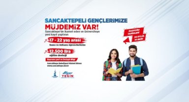 Sancaktepe Belediyesi'nden üniversiteyi kazanan öğrencilere eğitim desteği