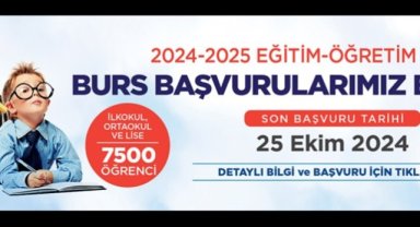 SARIYER BELEDİYESİNİN 7500 İLK, ORTA VE LİSE ÖĞRENCİSİNE BURS BAŞVURULARI BAŞLADI
