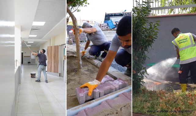 SULTANBEYLİ BELEDİYESİNDEN OKULLARA ÖZEL BAKIM!