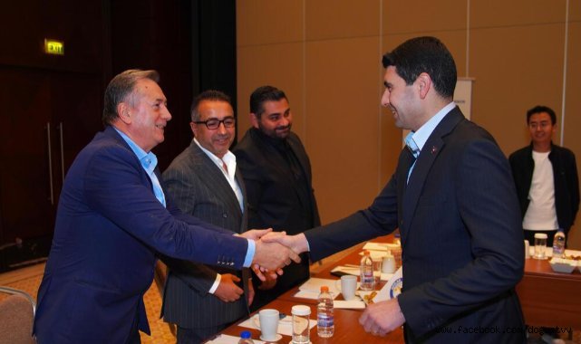 BAŞKAN ÇAYKARA AVİKON ÜYELERİYLE BULUŞTU