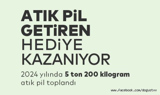 ATAŞEHİRLİLER ATIK PİLLERİ TOPLAYIP HEDİYELER KAZANIYORLAR