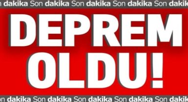 Son dakika... İstanbul'da hissedilen deprem!