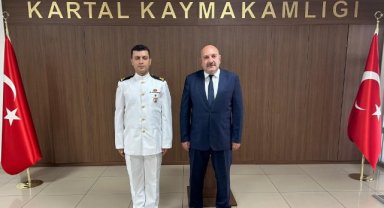 Kartal Sahil Güvenlik Tim Komutanı’ndan Kaymakam Çakıcı’ya Ziyaret
