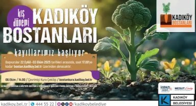 Kadıköy Bostanları’nda Kış Dönemi İçin Kayıtlar Başladı