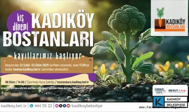Kadıköy Bostanları’nda Kış Dönemi İçin Kayıtlar Başladı