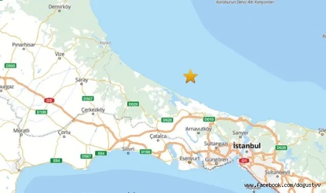 Son dakika... Karadeniz'de 3.7 büyüklüğünde deprem! İstanbul'da da hissedildi