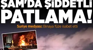 SON DAKİKA! Şam'da şiddetli patlama: Ölü ve yaralılar var