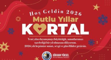 Başkan Gökhan Yüksel’den 2026 Yeni Yıl Mesajı: “Daha Güvenli, Daha Yeşil ve Daha Mutlu Bir Kartal İçin Çalışmaya Devam”