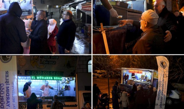 KARTAL’DA REGAİP KANDİLİ DOLAYISIYLA ÜÇ CAMİDE LOKMA VE KANDİL SİMİDİ İKRAMI