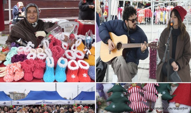 KARTAL’DA YILBAŞI COŞKUSU KADIN EMEĞİ PAZARI NEYZEN TEVFİK MEYDANI’NDA AÇILDI