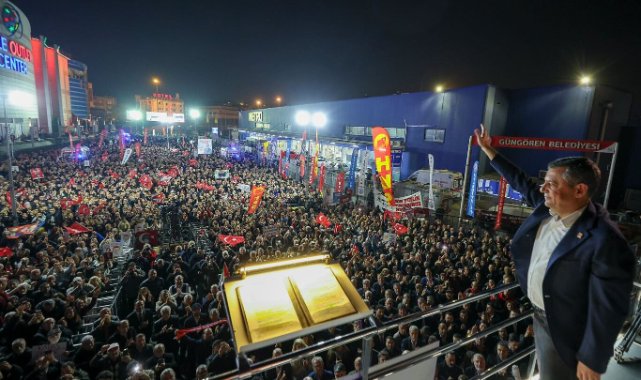 Özgür Özel'den Güngören'de Demokrasi Narası: 