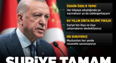 Suriye tamam, sıra Filistin'de! Cumhurbaşkanı Erdoğan: Mazlumların sabrı zaferle taçlanacak