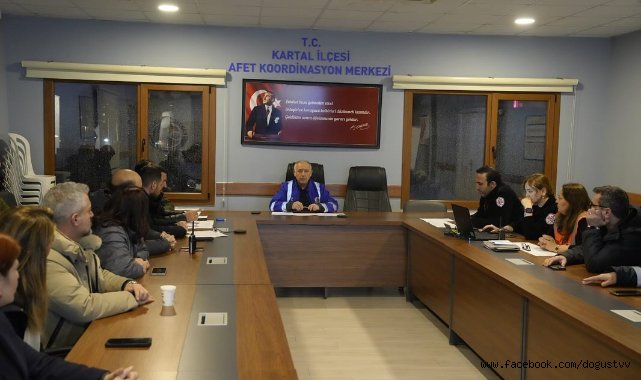 Kartal’da Afet Koordinasyon Toplantısı yapıldı