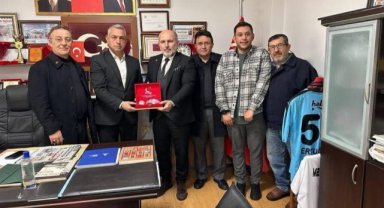 Saadet Partisi’nden Kartal Muhtarları Derneği Başkanı Memiş Dikiltaş’a Hayırlı Olsun Ziyareti