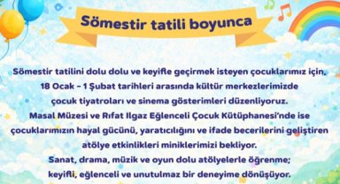 YARIYIL TATİLİ KARTALLI ÇOCUKLAR İÇİN ŞENLİĞE DÖNÜŞÜYOR