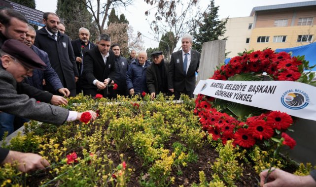 Adnan Kahveci, Kartal’da Kabri Başında Anıldı