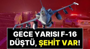 Balıkesir'de F-16 düştü: Acı haber geldi